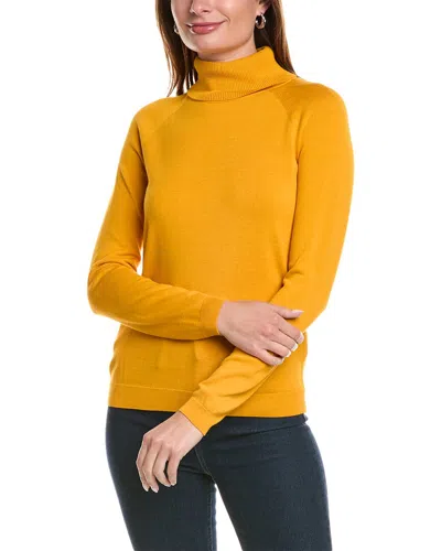 Lafayette 148 New York Raglan Sweater In Yellow