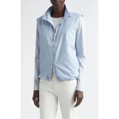 Lafayette 148 New York Recycled Tech Vest In Blue