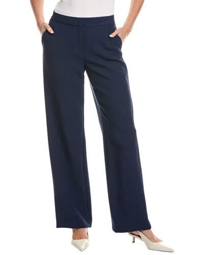 Lafayette 148 New York Responsible Wool Pant In Blue