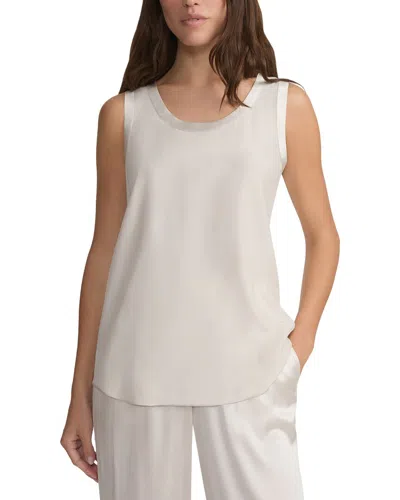 Lafayette 148 New York Reversible Perla Blouse In White