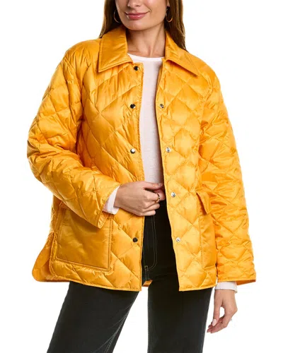 Lafayette 148 Reversible Quilted Jacket In Yellow