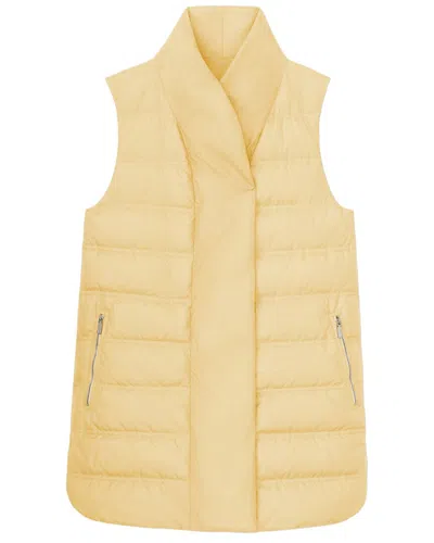 Lafayette 148 New York Reversible Vest In Yellow
