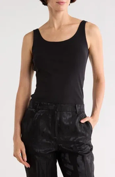 Lafayette 148 New York Rider Tank Top In Black