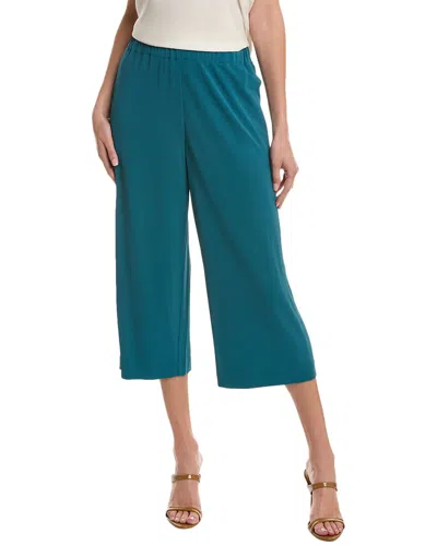 Lafayette 148 Riverside Cropped Pant In Green