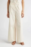 Lafayette 148 New York Riverside Elastic Waist Wide Leg Pants