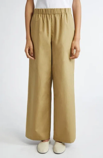 LAFAYETTE 148 LAFAYETTE 148 NEW YORK RIVERSIDE ELASTIC WAIST WIDE LEG PANTS