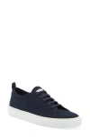 Lafayette 148 Woman Sneakers Midnight Blue Size 9 Textile Fibers In Ink