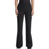 Lafayette 148 Plus Thames Wide Leg Wool-blend Pant In Black