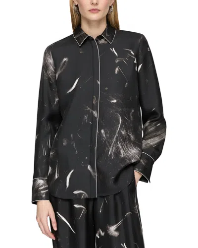 Lafayette 148 New York Scottie Blouse In Multi