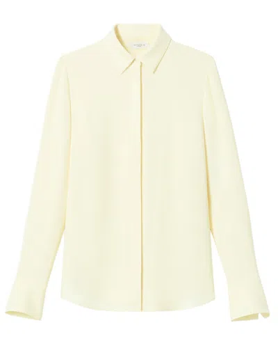 Lafayette 148 New York Scottie Blouse In Yellow