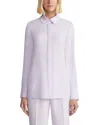 Lafayette 148 Scottie Silk Button-up Blouse