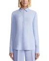 Lafayette 148 Scottie Silk Button-down Blouse