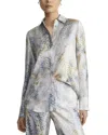 Lafayette 148 New York Scottie Silk Blouse