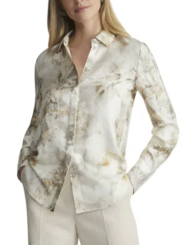 Lafayette 148 New York Scottie Silk Blouse