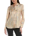Lafayette 148 New York Scottie Silk Blouse