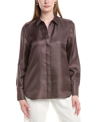 LAFAYETTE 148 LAFAYETTE 148 NEW YORK SCOTTIE SILK BLOUSE