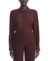 Lafayette 148 Silk Double Georgette Blouse