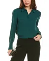 Lafayette 148 New York Scottie Silk Blouse