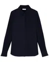 Lafayette 148 New York Scottie Silk Blouse In Multi