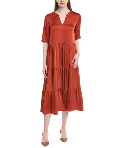 Lafayette 148 New York Selma Dress In Brown
