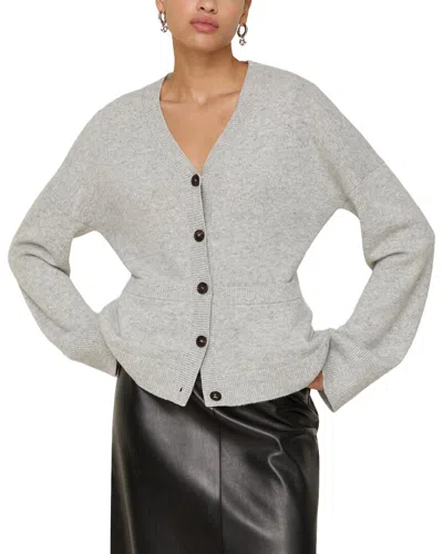 Lafayette 148 New York Shaped Button Front Wool & Cashmere-blend Cardigan