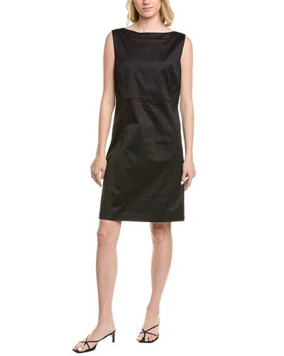 Lafayette 148 New York Sheath Bateau Neck Dress