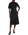 Lafayette 148 New York Shirtdress In Black