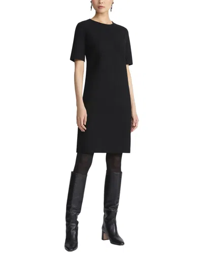 Lafayette 148 New York Short Sleeve Knit Dress In Animal Print