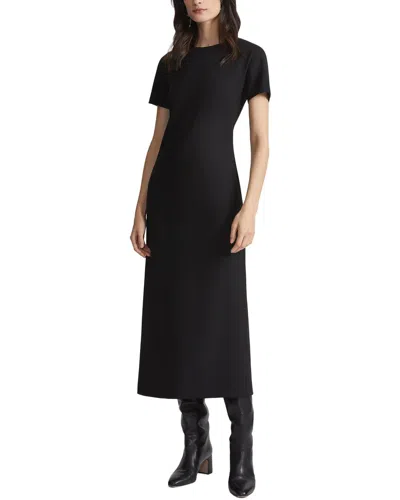 Lafayette 148 New York Short Sleeve Maxi Dress In Black