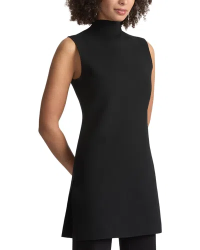 Lafayette 148 New York Side Slit Knit Tunic In Black