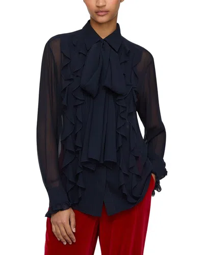 Lafayette 148 New York Silk Blouse