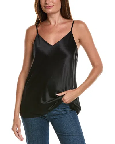 Lafayette 148 New York Silk Tank In Black