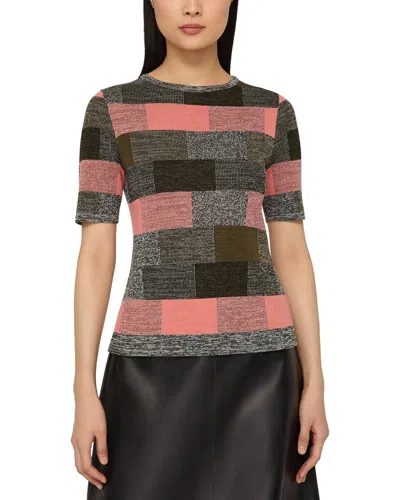 Lafayette 148 New York Silk-blend Sweater In Multi