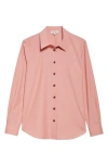LAFAYETTE 148 LAFAYETTE 148 NEW YORK SLUB COTTON BUTTON-UP SHIRT