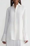 LAFAYETTE 148 LAFAYETTE 148 NEW YORK SPLIT CUFF SILK SHIRT