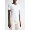 LAFAYETTE 148 LAFAYETTE 148 NEW YORK STRETCH COTTON CREWNECK T-SHIRT