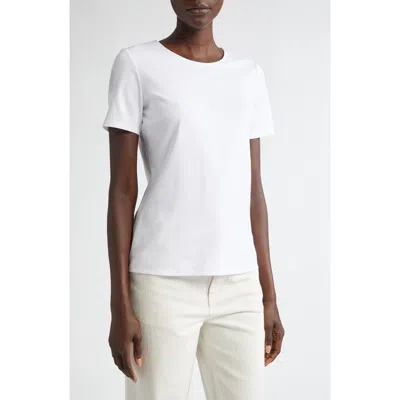 LAFAYETTE 148 LAFAYETTE 148 NEW YORK STRETCH COTTON CREWNECK T-SHIRT