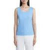 Lafayette 148 Stretch Swiss Cotton Rib Tank