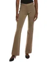 Lafayette 148 New York Stretch Waldorf Flare Pant In Brown