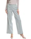 Lafayette 148 New York Sullivan Linen-blend Pant In Gray