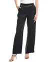 Lafayette 148 New York Sullivan Linen Pant In Black
