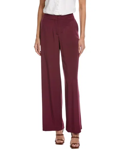 Lafayette 148 New York Sullivan Pant In Burgundy