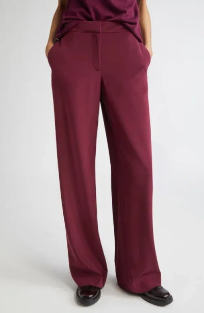 Lafayette 148 New York Sullivan Silk Stretch Crepe De Chine Pants