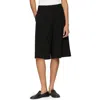 Lafayette 148 New York Sutton Pleated Finesse Crepe Wide Leg Shorts