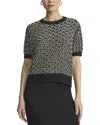 Lafayette 148 New York Textured Stitch Silk-blend Sweater