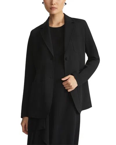 Lafayette 148 New York Three Pocket Blazer In Black