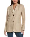 LAFAYETTE 148 LAFAYETTE 148 NEW YORK THREE POCKET LINEN BLAZER