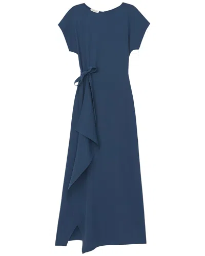 Lafayette 148 New York Tie Dress In Animal Print