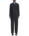 Lafayette 148 New York Tulane Belted Silk Jumpsuit