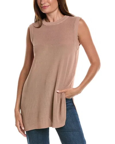 Lafayette 148 New York Tunic In Brown